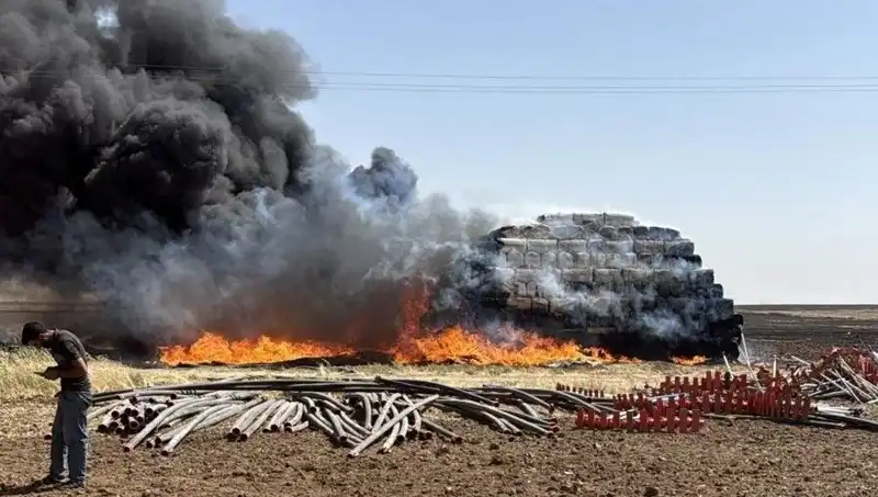 Mardin’deki Anız Yangını Tarımsal Üretimi tehdit ediyor