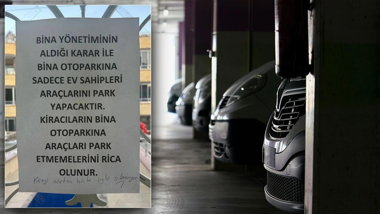 Site Yönetiminden Kiracının Otopark Hakkına İlişkin Açıklama