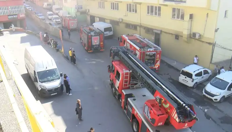 İstanbul'da Tekstil Atölyesinde Çıkan Yangın, Büyük Korku Yarattı