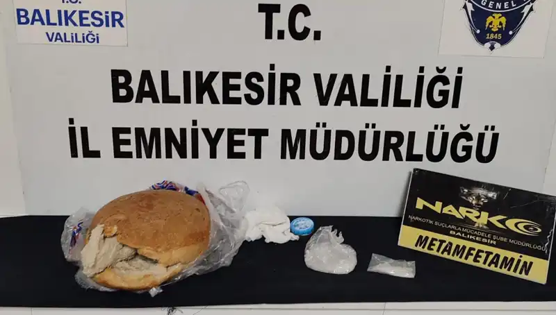 Ekmeğin İçine Gizlenmiş Uyuşturucu İle Şok Tutuklama