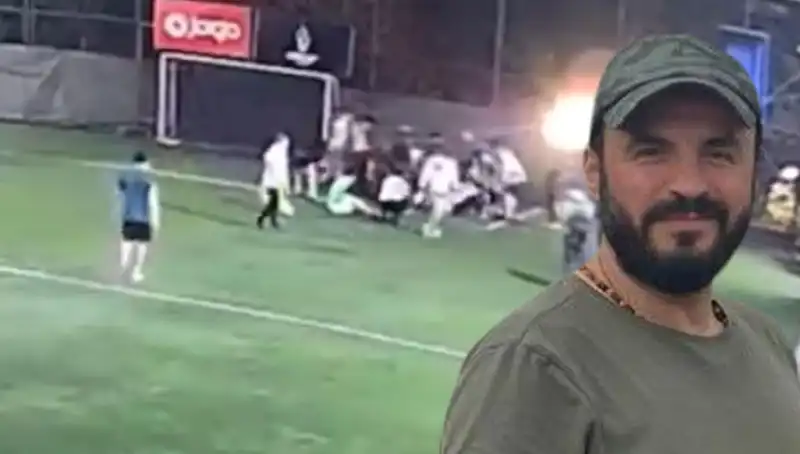 Halı Saha Maçında Başına Gelen Talihsiz Kaza, Herkesi Şok Etti