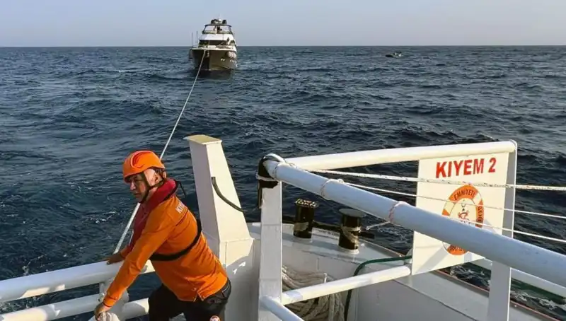 Marmaris'te Sürüklenen Tekne Dramı: Kurtarma Operasyonu Başarıyla Tamamlandı