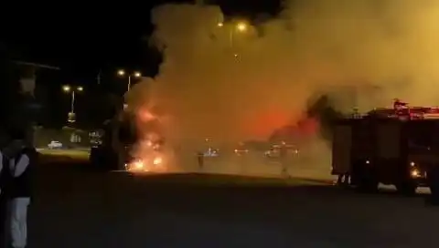 Zonguldak'ta Seyir Halindeki TIR Küller İçinde Kaldı!