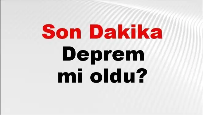 Muğla'da Son Dakika Deprem: Kandilli ve AFAD'dan Gelen İlk Bilgiler