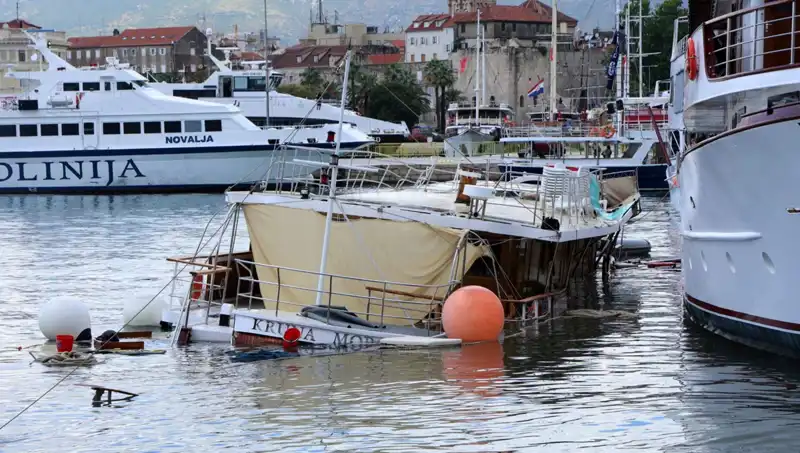 Hırvatistan'da Fırtına ve Yağış: Feribot Gemiyi Nasıl Battı?