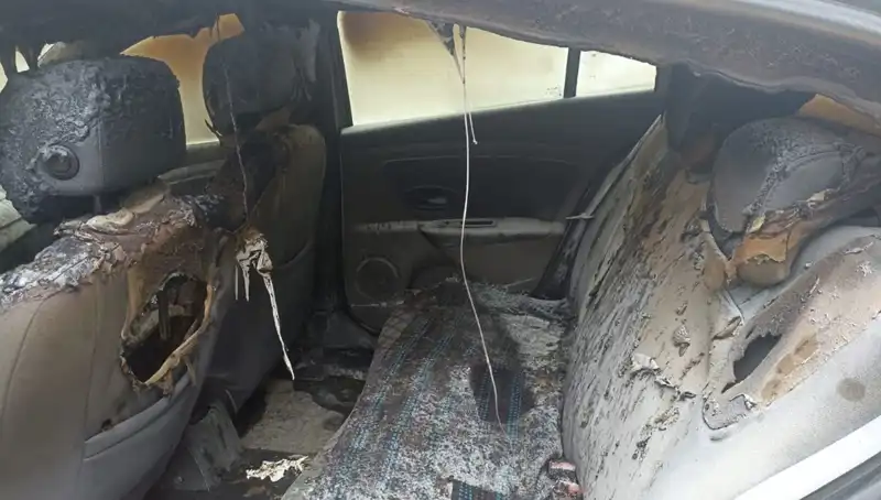 Esenyurt’ta Şok Olay: Tehdit ve İntikam Arabayı Alev Alev Yaktı!