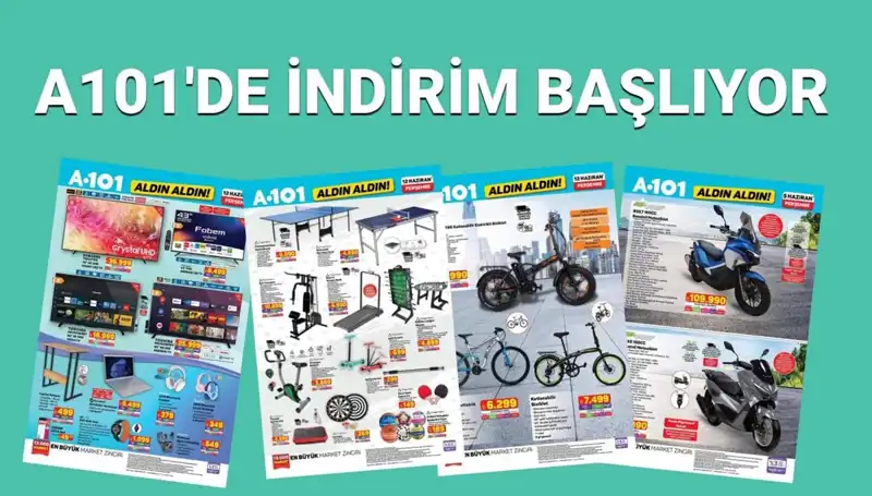 A101 Market 12 Haziran Aktüel Kataloğu ile Fırsatlar Kapınıza Geliyor